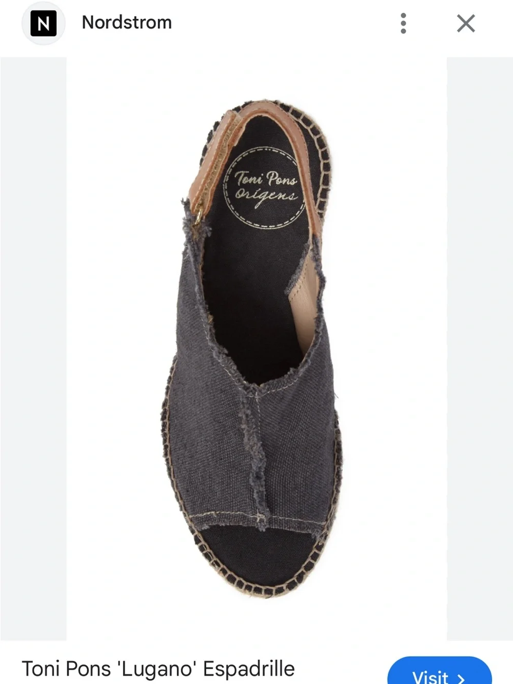 New pair Toni Pons 'Lugano' size 38